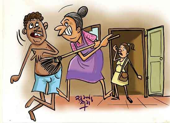 නමේ පලහිලව්වෙන් බිරිඳ යකින්නියක් වෙලා