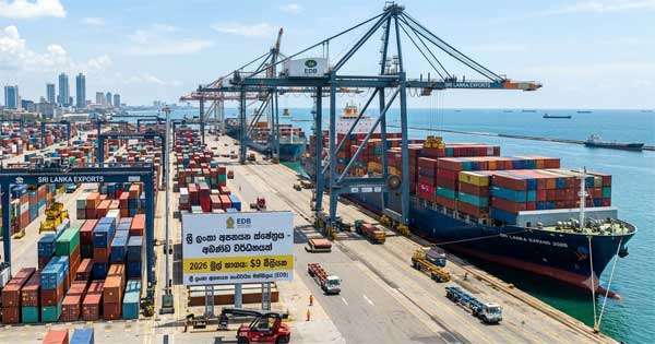 අපනයන ආදායම ඩොලර් බිලියන නවය පන්නයි