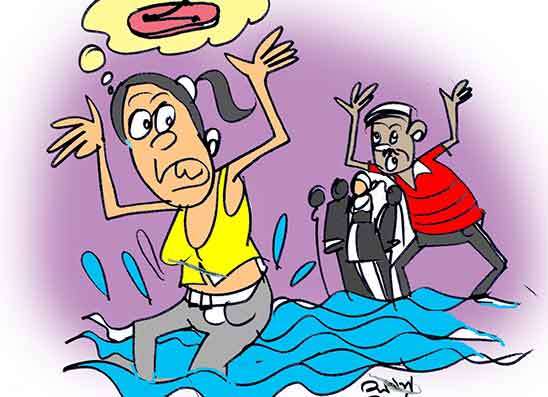 සෙ​ෙරප්පුව බේරාගන්න  ෆෝනය මූදට පුදලා