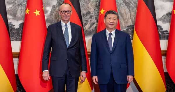 ජර්මන් චාන්සල්වරයා චීන ජනපති හමුවෙයි