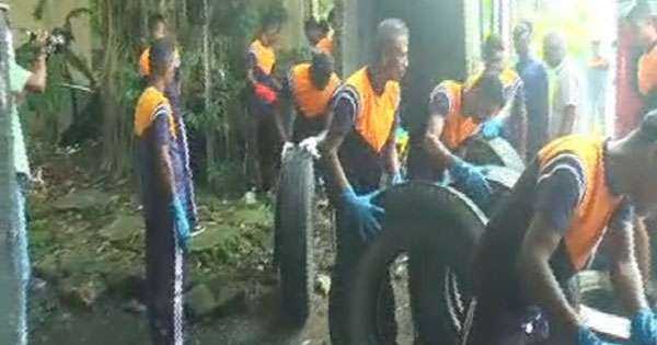 මහරගම ඩිපෝවේ - ප්‍රසිද්ධ පාසලක ඩෙංගු තවාන්