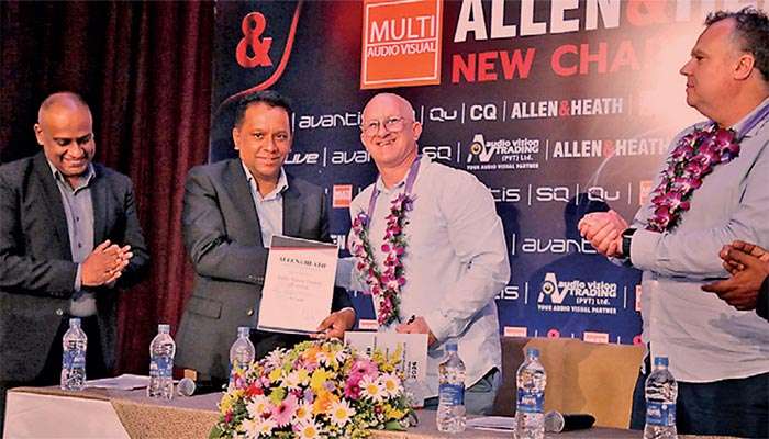 මල්ටි ඕඩියෝ විෂුවල් ආයතනය සංවිධානය කළ‘Allen & Heath’ ඩිජිටල් ශ්‍රව්‍ය පුහුණු වැඩසටහන නිමා වේ