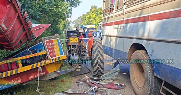 රිය අනතුරින් හතක් රෝහලේ