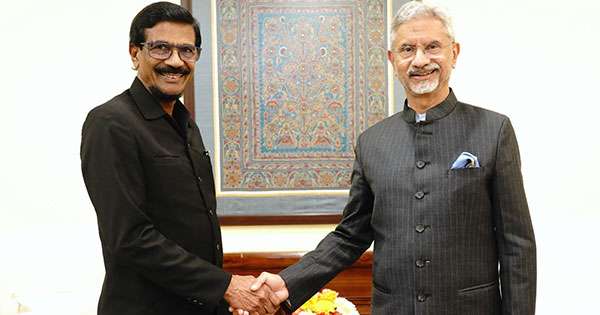 ටිල්වින් ඉන්දීය විදේශ ඇමති හමු වෙයි