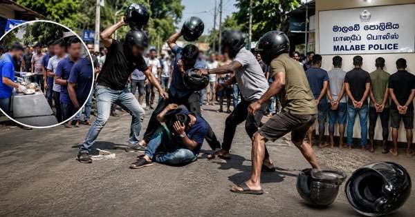 මාලබේ දන්සලක හෙල්මට් ප්‍රහාරයට 6ක් මාට්ටු