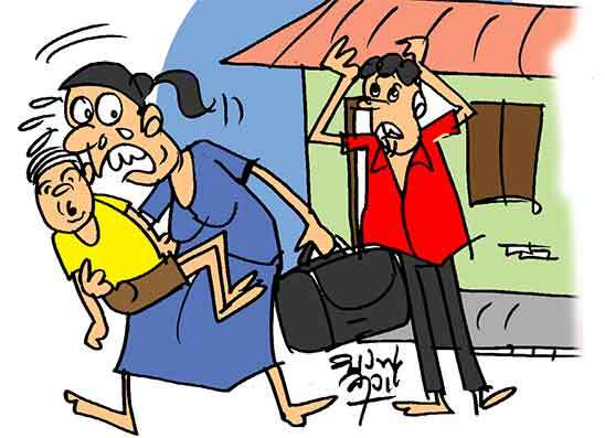විහිළුවෙන් දීගෙත්  කැඩෙන්න ගිහින්