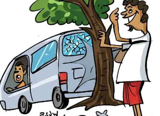 ගෝලයන්ගේ පස්ස බැලිල්ලෙන් හාම්පුතා අමාරුවේ වැටිලා