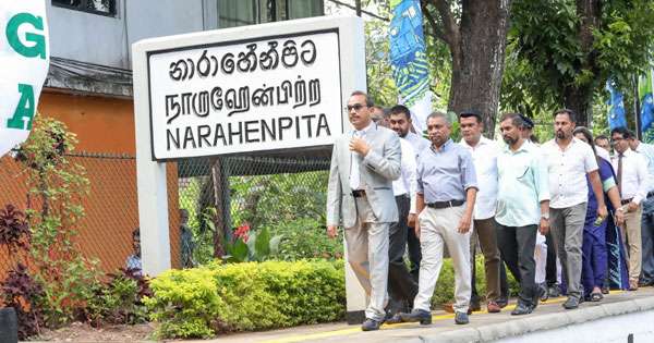 නාරාහේන්පිට දුම්රිය පොළ අලුත් වෙයි