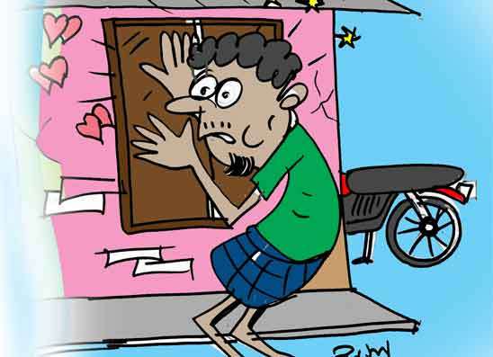 හොරේ අල්ලන්න යද්දී අඹ යාළුවා අතේ මාට්ටු