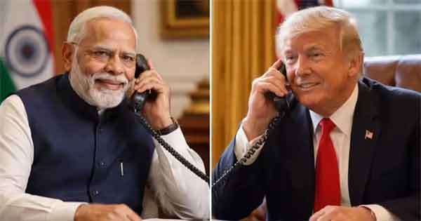 ට්‍රම්ප් මෝදි දුරකතන කතාබහක්