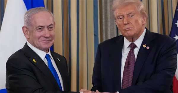 ට්‍රම්ප් ඊශ්‍රායල අගමැති නෙදන්යාහුට සමාව ඉල්ලයි