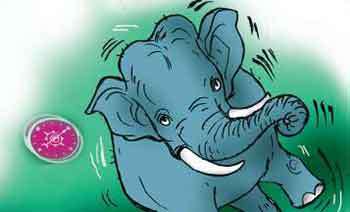 දේශපාලන කරළිය කැලඹු කාවන්තිස්ස ඇතාගේ නික්ම යාම