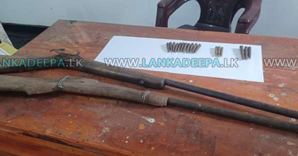 තිස්සෙන් අවි ආයුධ තොගයක් සොයා ගනී