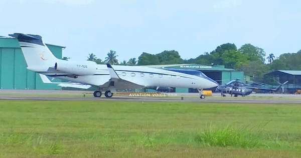 දිගු දුර ජෙට් යානයක් හිමි ශ්‍රී ලංකිකයා දිවයිනට පැමිණෙයි