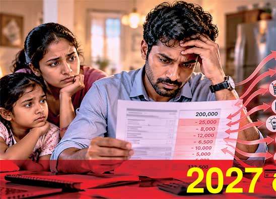 2027 අයවැය : උපයන විට ගෙවන බදු නිදහස් සීමාව  නැවත සමාලෝචනය කළ යුතුද ?