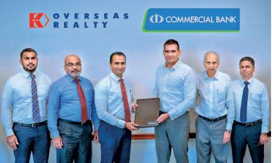 මිරේකා සීස්කේප් මහල් නිවාස මිලදී ගැනීමට කොමර්ෂල් බැංකුවෙන් සුවිශේෂී නිවාස ණය පහසුකම්