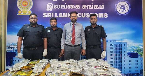 කෝටි 02ක ’’කුෂ්’’ කටුනායක දී අත් අඩංගුවට