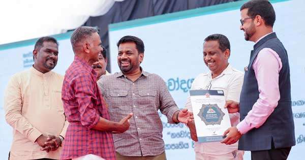 රටේ ඉපදුණු හැම මිනිහාටම හොඳ ජීවිතයක් උරුම කරනවා