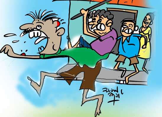 ආඩපාලි නවත්වන්න  ගිහින් අම්බානට ගුටි කාලා