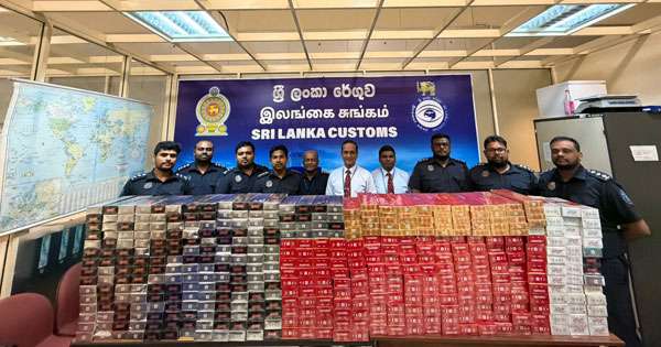 කෝටියකට වැඩි වටිනා සිගරැට් ගුවන්තොටෙන් මාට්ටු