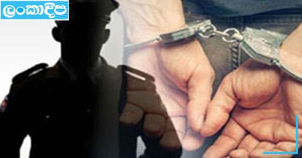 කොස්තාපල්ගෙන් අල්ලස් ගත් A.S.P - සාජන්වරිය අත්අඩංගුවට