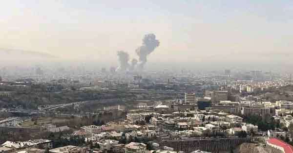 මැදපෙරදිග රටවල් කීපයක පිපිරීම්