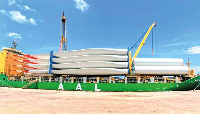 මන්නාරම සුළං බලශක්ති ව්‍යාපෘතියේ ටර්බයින 10ම දිවයිනට