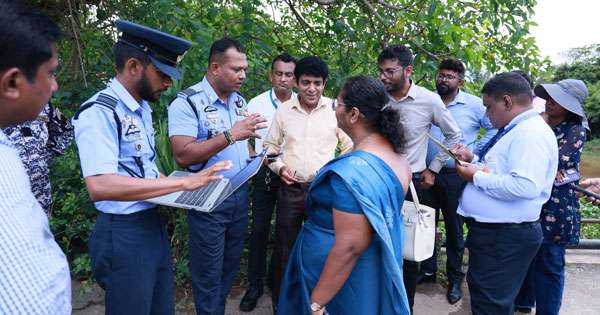 ගුවන්තොට පාර යටවීම වලක්වන්න වැඩ අරඹයි