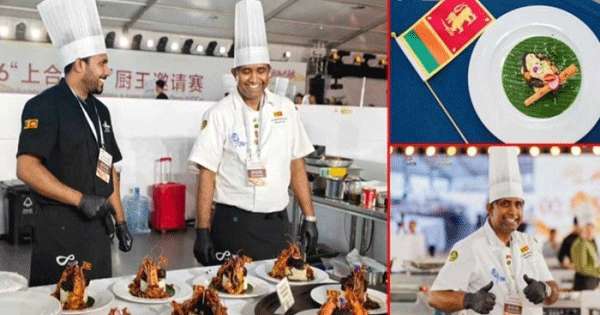 අපේ කිරිබත්,පොල් රෝටීවලට චීනයේදි රිදී පදක්කමක්