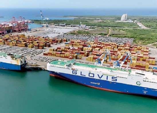 හම්බන්තොට වරායේ 2025 භාණ්ඩ ප්‍රවාහනය සියයට 175කින් ඉහළට