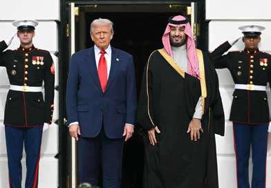 ධවල මන්දිරයට ආ සෞදි  කුමරු