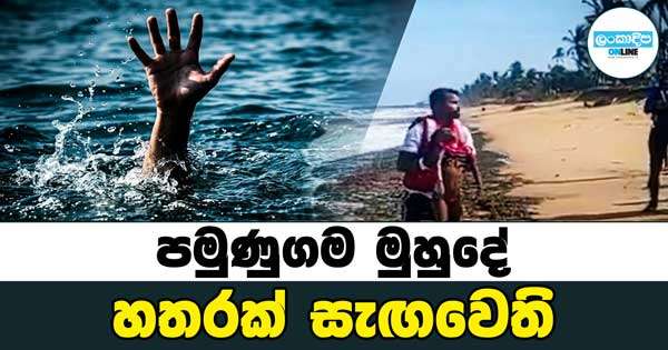 පමුණුගම මුහුදේ හතරක් සැඟවෙති