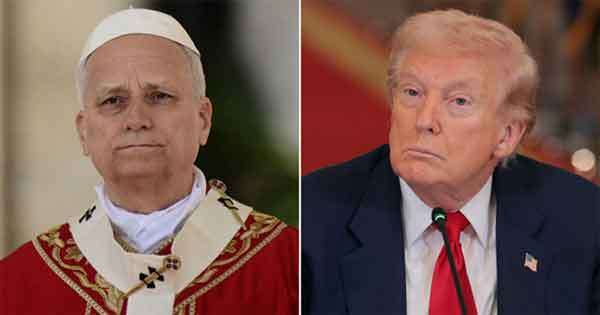 ට්‍රම්ප් පාප්තුමා විවේචනය කරලා