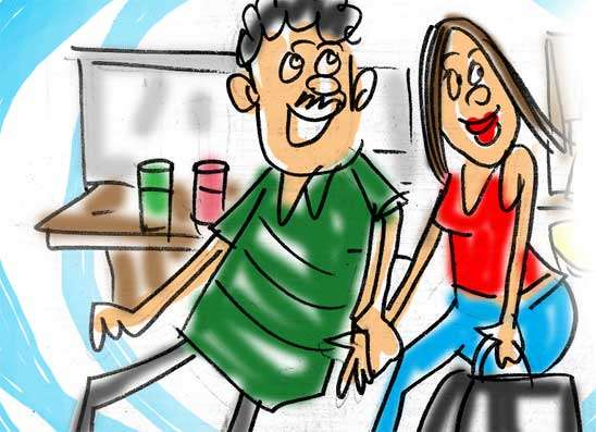 ගජ මිතුරා බිරිඳත් අරන් මාරුවෙලා