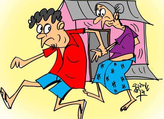 වැලන්ටයින් සමරන්න  මව ගෙදරින් පිටමං කරලා