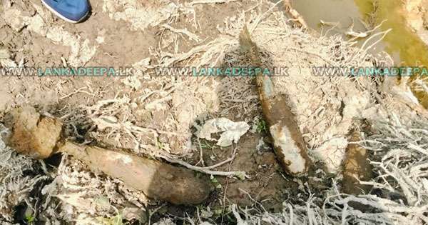 ඉදිකිරීමකට අත්තිවාරම් කපද්දි මෝටාර් උණ්ඩ හමුවෙලා