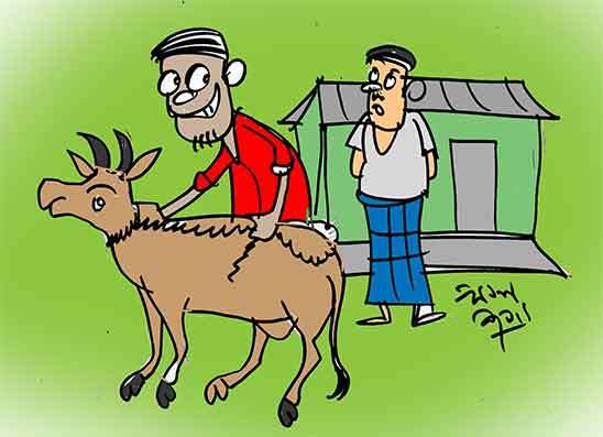 ගොවියා අන්දවන්න ගිහින් අතේ පත්තු වෙයි