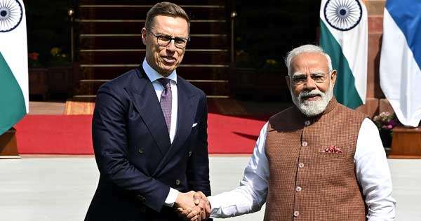 ෆින්ලන්ත ජනාධිපති මෝදි හමුවන්න දිල්ලියට