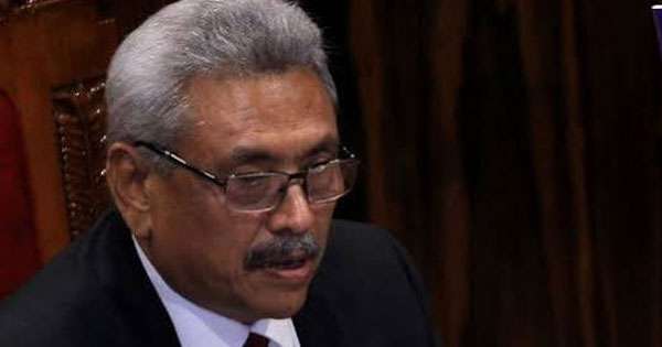පාස්කු ප්‍රහාරය සම්බන්ධයෙන් අත්අඩංගුවට නොගන්නැයි හිටපු ජනපති ගෝඨාභයගෙන් පෙත්සමක්