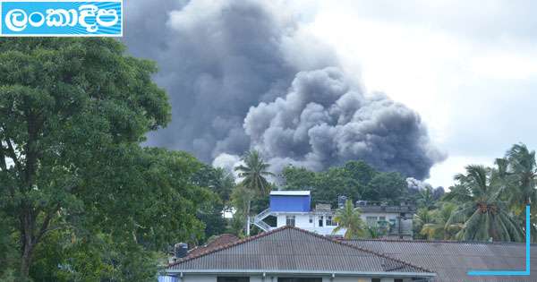 හෝමාගම හෙල්මට් කර්මාන්ත ශාලාවක ගින්නක්
