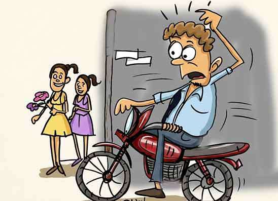 දුවගේ මිතුරියට  පෙම් බැඳ අලි අමාරුවක