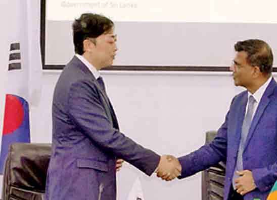 ශ්‍රී ලංකා - කොරියා ණය ප්‍රතිව්‍යුහගත කිරීමේ සංශෝධන ගිවිසුම් හුවමාරුවක්