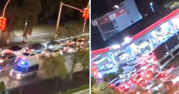 චීනයෙත් ඉන්ධන පෝලිම්