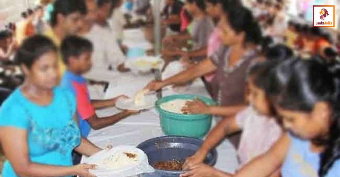 බුදු මහ සඟරුවනට...  රජවරු, සිටුවරු දුන් දන.. “මහදන්සල” වූ වග…