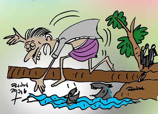 අඩි ගසා පිස්සු කෙළියාට මතක හිටින පාඩමක්