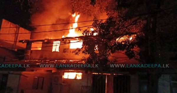 යාපනය රෝහලේ ඖෂධ ගබඩාවේ ගින්නක්
