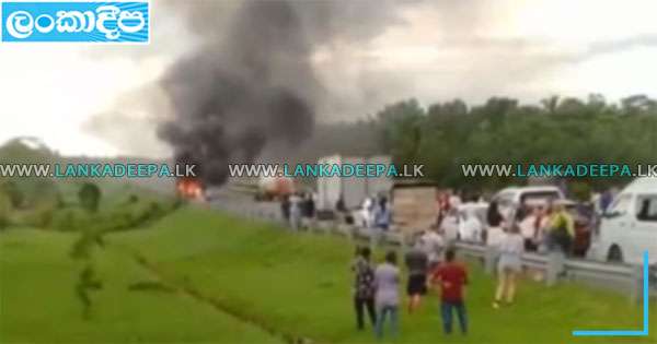 අධිවේගීයේ අනතුරකින් කතක් මරුට