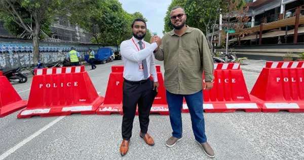 මාලදිවයින මාධ්‍යවේදීන් දෙදෙනෙක් අත්අඩංගුවට