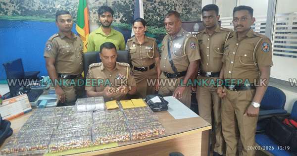 රුපියල් ලක්ෂ 30 ක මත්කරල් සමග අඹුසැමි ඇතුළු තිදෙනෙකු අත්අඩංගුවට