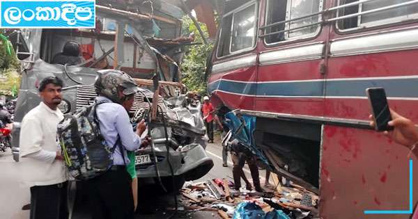 මොළගොඩ අනතුරින් දෙකක් මරුට: හයක් රෝහලට